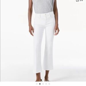 Frame Denim Crisp White Ankle Jeans